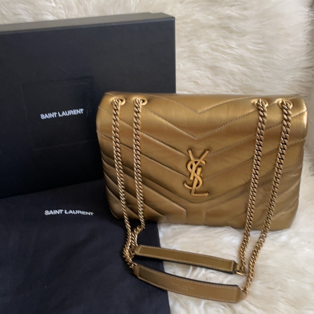 YSL Loulou Small Quilted Chain Bag - Picture 1 of 17